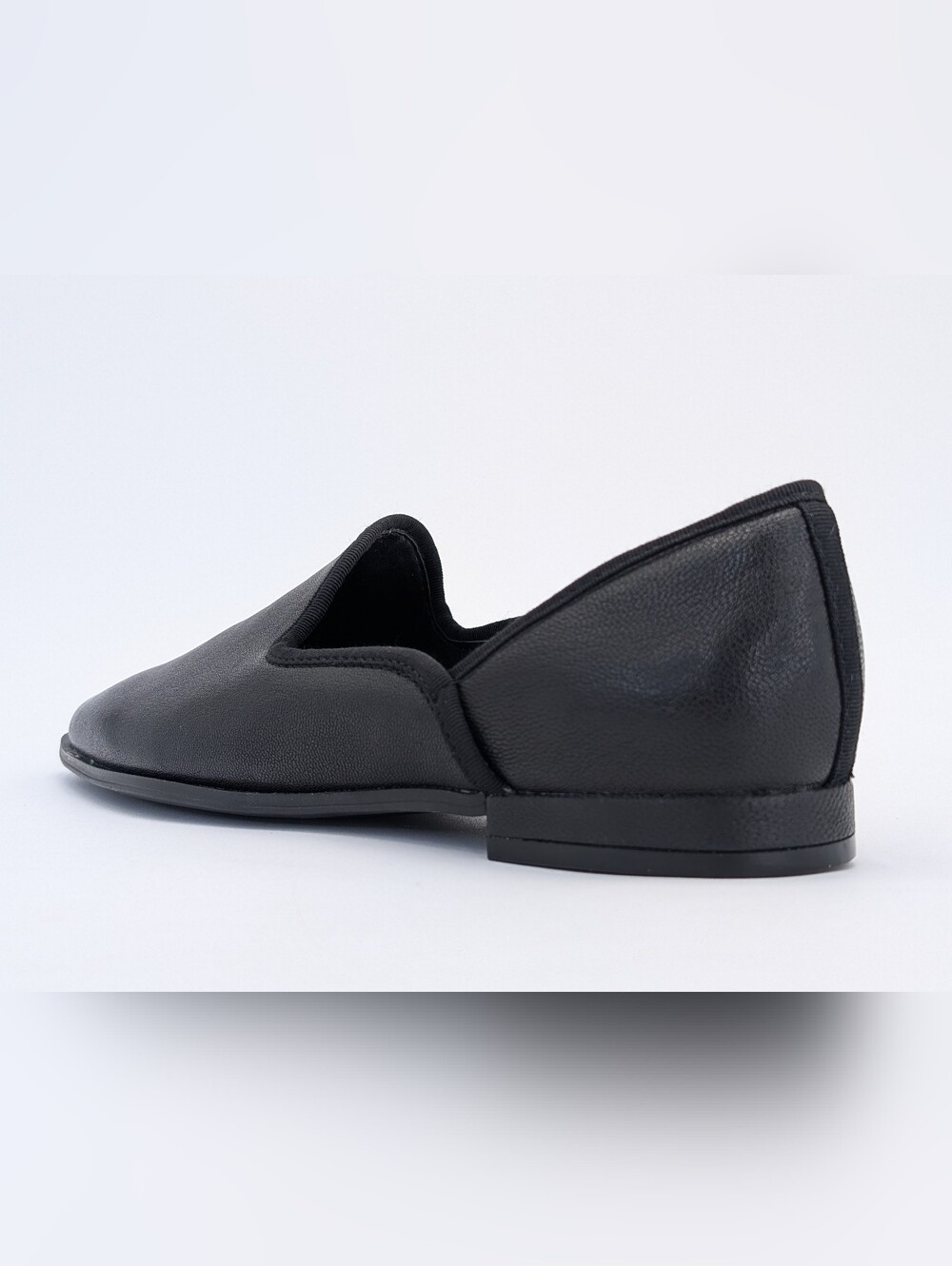 Chelsea & Violet "Louisa" Sz 8.5M Women Black Genuine Leather Modern Square Toe - Picture 6 of 17